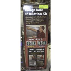 DO IT YOURSELF GARAGE DOOR INSULATION KIT