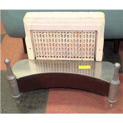 ANTIQUE GAS HEATER.