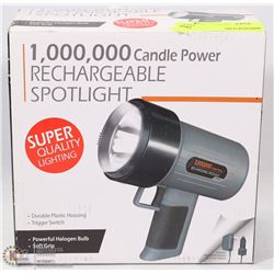 1 MILLION CANDLE POWER RECHARGEABLE SPOTLIGHT