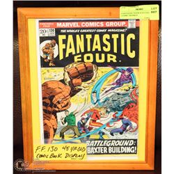 FANTASTIC FOUR #130 COLLECTOR COMIC FRAMED.