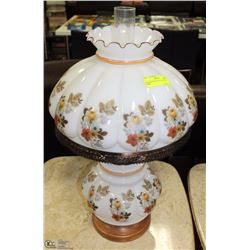 HAND PAINTED VINTAGE STYLE LAMP.