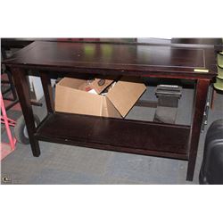 ESPRESSO COLOR SOFA TABLE 48X16X30.