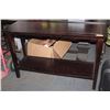 Image 1 : ESPRESSO COLOR SOFA TABLE 48X16X30.