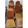 Image 1 : GROUP OF 5 WOOD SIDECHAIRS