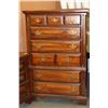 Image 3 : PAIR OF MATCHING WOOD DRESSERS ONE WITH MIRROR