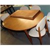 Image 1 : VINTAGE CIRCA 1970S TEAK TABLE AND CHAIR SET W/ 2