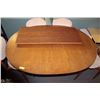 Image 2 : VINTAGE CIRCA 1970S TEAK TABLE AND CHAIR SET W/ 2