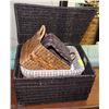 Image 1 : LOT OF ASSORTED WICKER BASKETS.