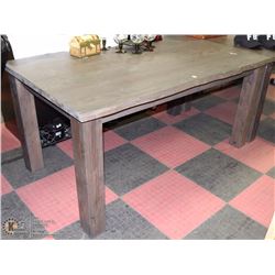 RUSTIC WOOD KITCHEN TABLE