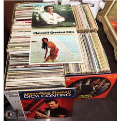5 BOXES OF ASSORTED RECORDS