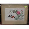 Image 1 : 23"X29" ORIENTAL SILK  ART PICTURE