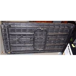 BLACK PLASTIC FOLDING TABLE