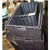Image 1 : LOT OF ASSORTED WICKER BASKETS.