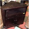 Image 1 : ESPRESSO SALVAGED MARINE WOOD CORNER CABINET