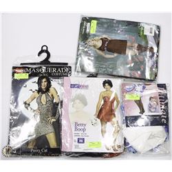 LOT OF 4 PLUS SIZES  ASSORTED COSTUMES (XL-4X)