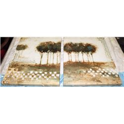 2  SHOWHOME CANVAS WALL ARTS