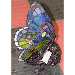 STAIN GLASS STYLE BUTTERFLY LAMP