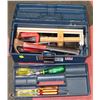 Image 1 : RUBBERMAID TOOL BOX WITH CONTENTS