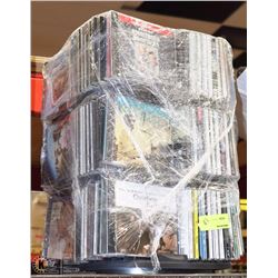 CD RACK WITH CONTENTS
