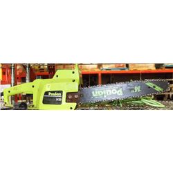 POULAN 14" ELECTRIC CHAINSAW WITH CORD