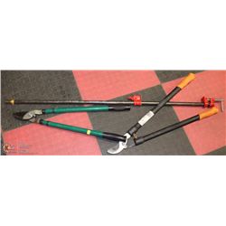 2 PRUNERS SOLD WITH A BAR CLAMP