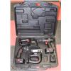Image 1 : JOBMATE CORDLESS 14.4 VOLT DRILL, FLASHLIGHT ,