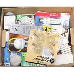 BOX OF LIGHTBULBS