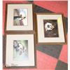 Image 1 : GROUP OF 3 ESTATE FRAMED PICTURES