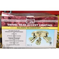 TRIPLE HALOGEN LIGHT FIXTURE