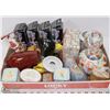 Image 1 : FLAT OF ORNAMENTS, SCENTED CANDLES, SIREN