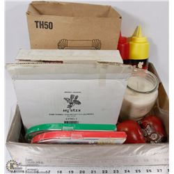 BOX OF KITCHEN AND MORE