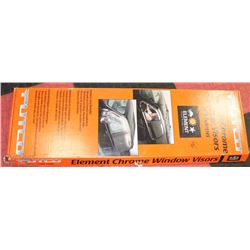 #66) BOX WITH NEW DODGE 4PC SET CHROME WINDOW