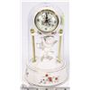Image 1 : #73) CHERUB MANTLE CLOCK