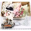 Image 1 : #52) LOT OF CRYSTAL DISHES, VASES, GLASS MEASURING