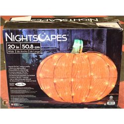 #38) NIGHTSCAPES HALLOWEEN PUMPKIN ORNAMENT