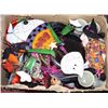 Image 1 : #41)LARGE BOX WITH HALLOWEEN ITEMS INCL BLOOD