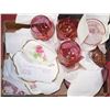 Image 1 : 10) BOX W/ 3 ROYAL ALBERT AMERICAN BEAUTY PLATTER,