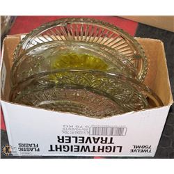 9) BOX WITH ASSORTED ENTERTAINMENT PLATTERS