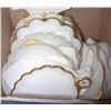 Image 1 : 2) BOX W/ MID 1940'S MILK GLASS DISHES INCL EGG