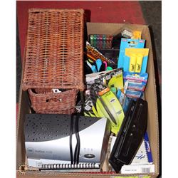 LARGE BOX WITH LOTS OF NEW OFFICE