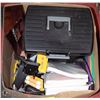 Image 1 : LARGE BOX OF OFFICE/SCHOOL SUPPLIES