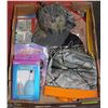 Image 1 : BOX W/3 NEW WINTER HATS (1 CAMO &