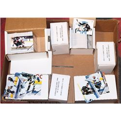 LOT OF 9 UPPER DECK HOCKEY SETS