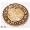Image 1 : COMPTE DE FRONTENAC 1622-1698 COMEMMORATIVE COIN