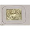 Image 2 : 150 ANN OF FIRST STAMP SILVER AND GOLD 3 CENT SET