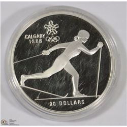 1986 CALGARY OLYMPICS $20 COIN
