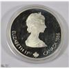 Image 2 : 1986 CALGARY OLYMPICS $20 COIN