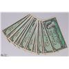 Image 1 : 25 CONSECUTIVE 1954 ZZ SERIES $1 CANADA BANKNOTES
