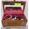 Image 2 : ESTATE BOX OF JEWELLERY & SALT SHAKERS & MORE.