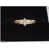 Image 1 : 10K YELLOW GOLD AND DIAMOND RING SIZE 6.75